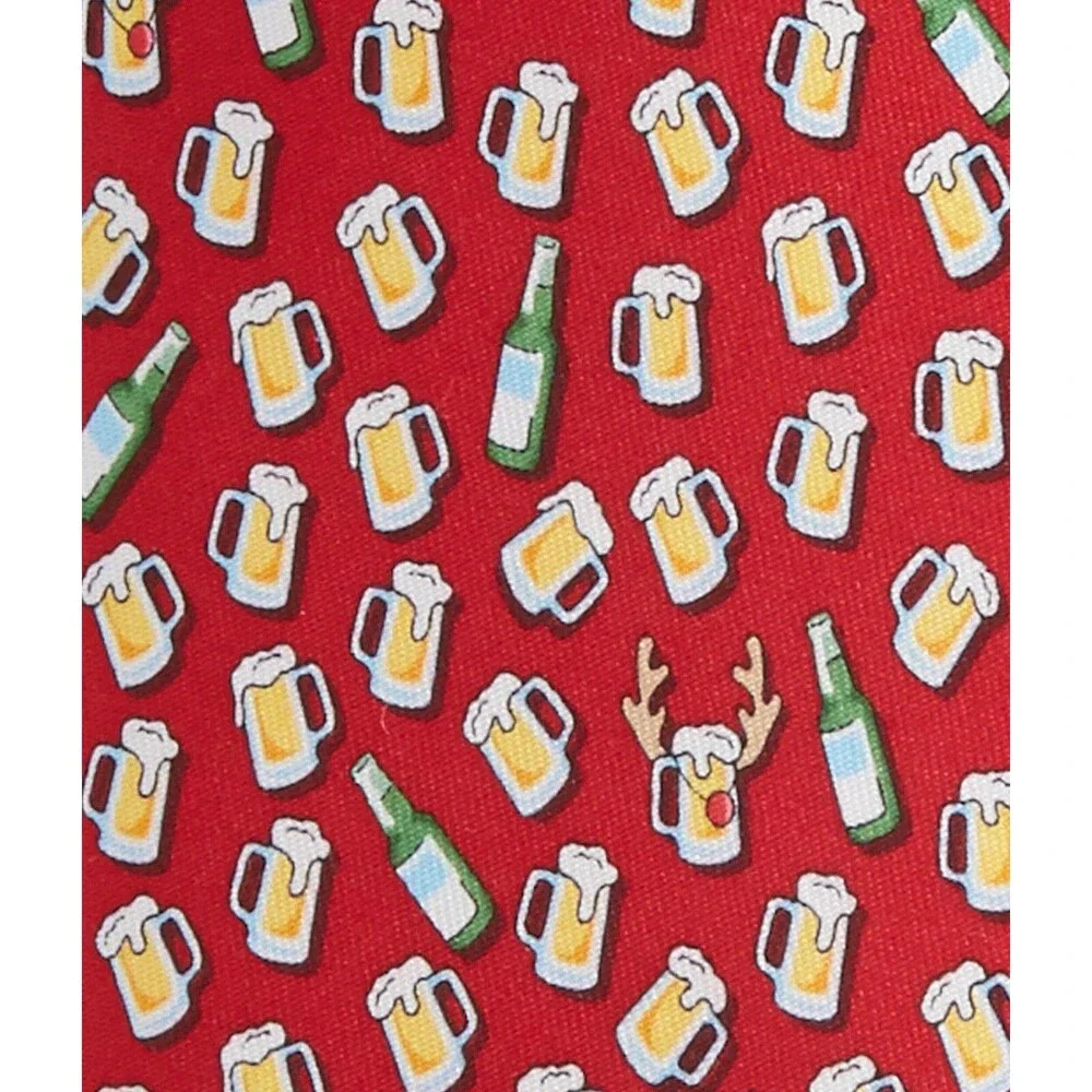 Vineyard Vines Red Nosed Reinbeer Silk Tie